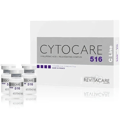 CYTOCARE facial meso 516 quita el puffiness y los círculos oscuros debajo de los ojos, piel de las reparaciones y completa arrugas
