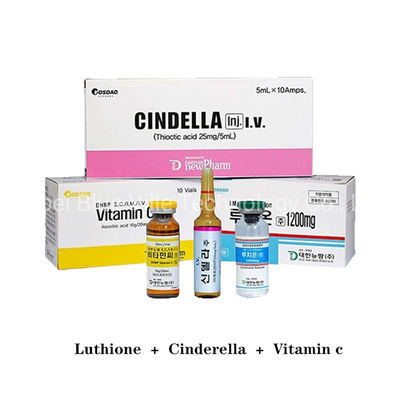 Piel que blanquea vitamina C ácida tióctica del glutatión de Cindella Luthione de la inyección rápidamente para blanquear y para mejorar inmunidad