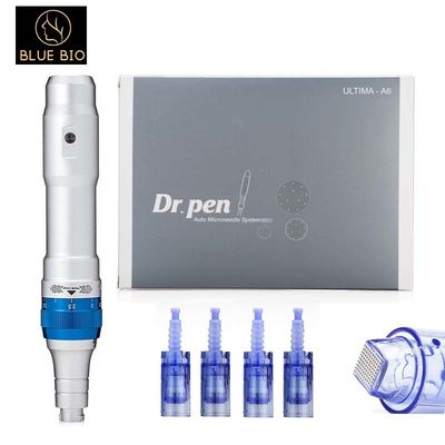 Aguja auto eléctrica 12 de Derma Pen Microneedle Roller A6 portátil