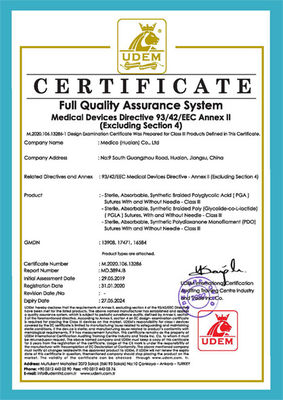Mono elevación meso L de la certificación 30G 38m m Corea Fios Pdo del Ce del hilo del tornillo PLLA embotada