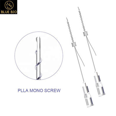 Mono elevación meso L de la certificación 30G 38m m Corea Fios Pdo del Ce del hilo del tornillo PLLA embotada