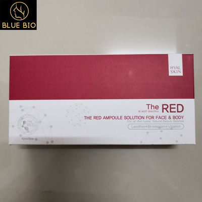 El adelgazar rojo pierde las inyecciones ardientes gordas del sitio del peso para el cuerpo de la cara