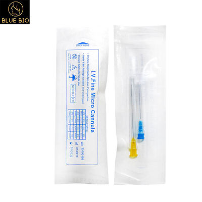 acero inoxidable de la cánula micro embotada de 25g38m m para la inyección cutánea del llenador