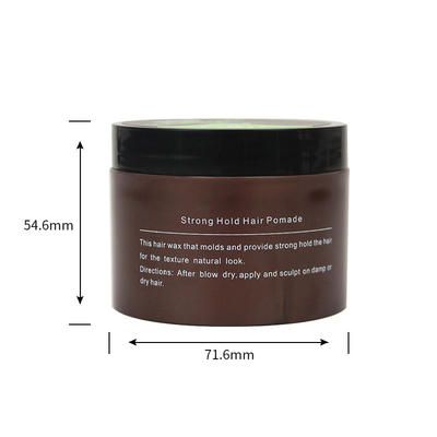 crema que moldea de S del pelo de la cera del pelo 120g de Matte Natural Fluffy Men labrador duradero fuerte del fango '