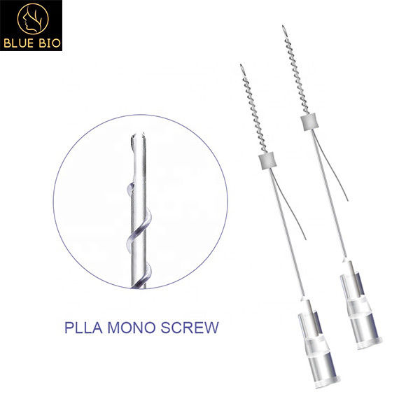 Mono elevación meso L de la certificación 30G 38m m Corea Fios Pdo del Ce del hilo del tornillo PLLA embotada